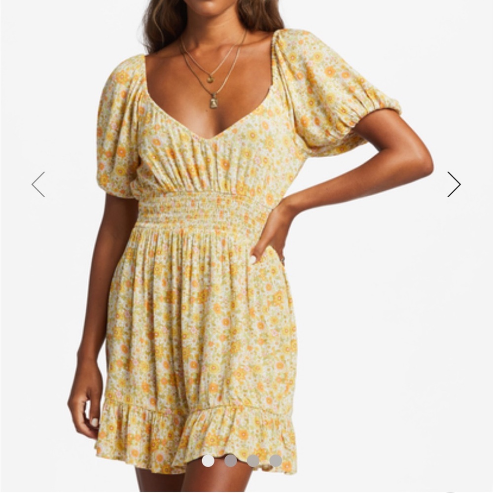 Billabong-Something Pretty smock dress XS